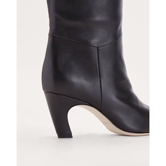 Everlane The Banana Boots in Black Leather New Womens Knee High - Picture 3 of 14